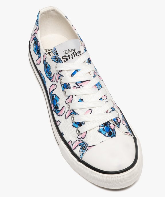 Baskets en toile à lacets motifs Stitch femme - Disney vue5 - LILO & STITCH - GEMO