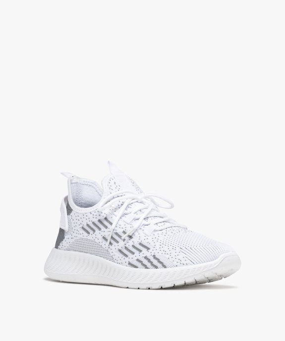 Baskets de running en mesh aéré d'un seul tenant homme vue2 - 5 MILES - GEMO