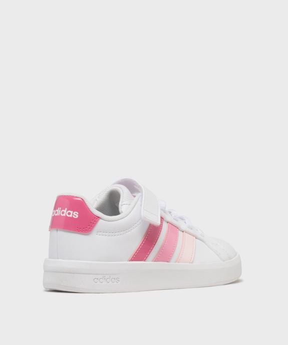 Baskets Grand Court 3.0 fille - Adidas vue4 - ADIDAS - GEMO