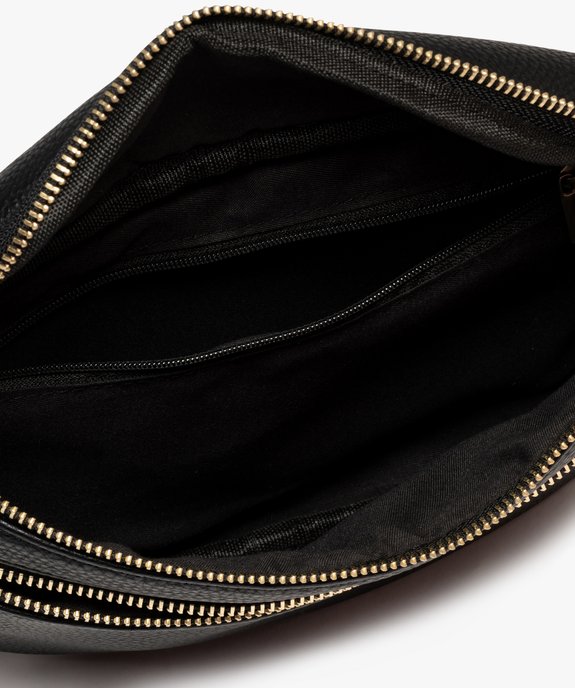Sac banane grand format en matière grainée femme vue3 - GEMO (ACCESS) - GEMO