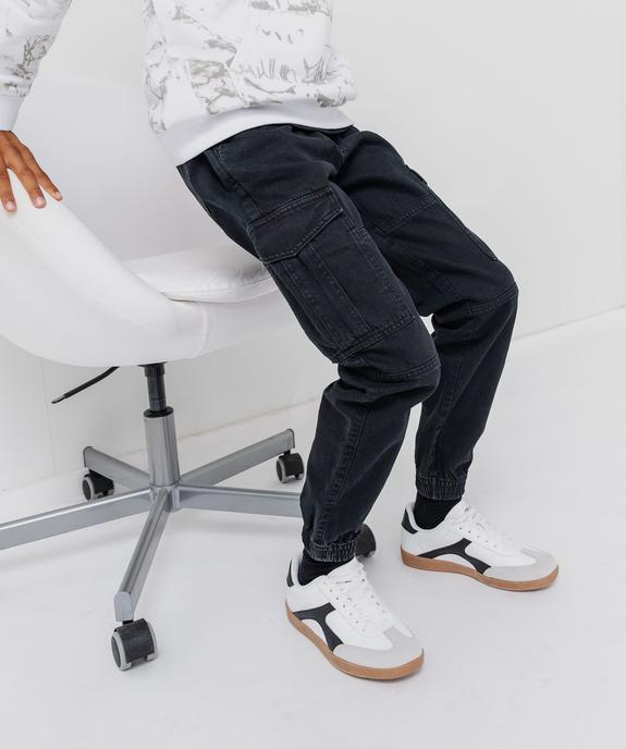 Pantalon cargo en toile garçon vue2 - GEMO (JUNIOR) - GEMO