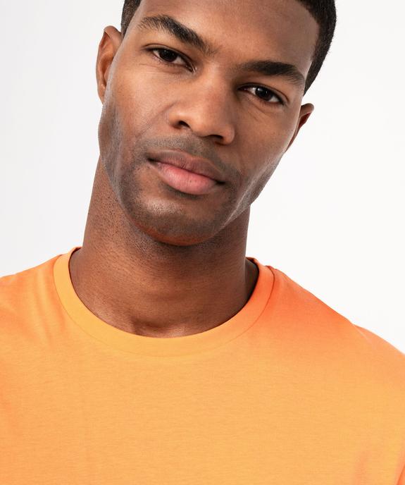 Tee-shirt à manches courtes et col rond homme vue2 - GEMO 4G HOMME - GEMO