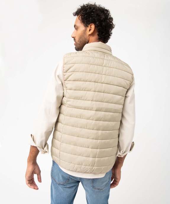 Blouson homme matelassé sans manches vue3 - GEMO 4G HOMME - GEMO