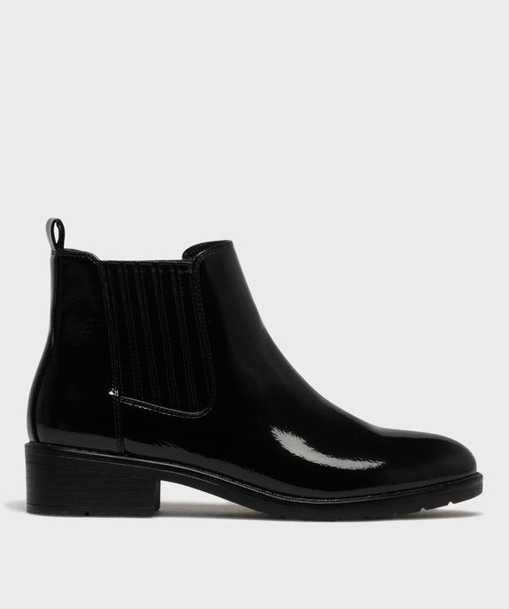 Boots Chelsea vernis femme - Valentina Baldano vue2 - VALENTINA BALDA - GEMO