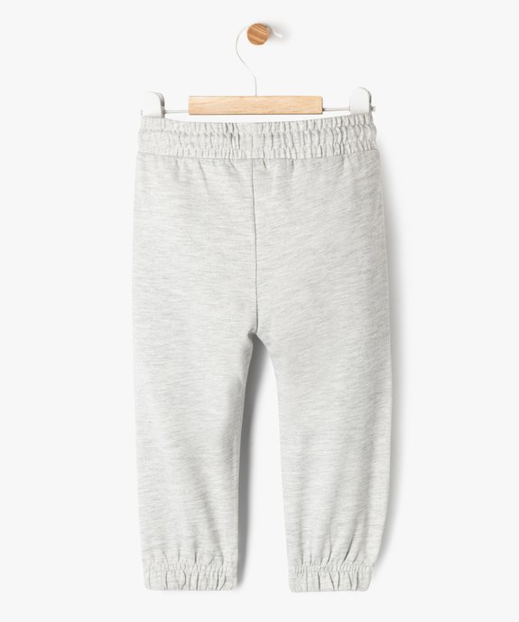 Pantalon de jogging léger bébé garçon vue3 - PREMIER PRIX BY GEMO - GEMO