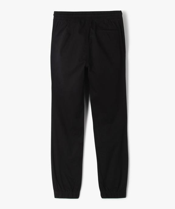 Pantalon jogger coupe slim garçon vue5 - GEMO (JUNIOR) - GEMO