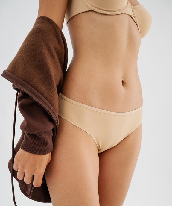 Culotte microfibre sans coutures femme (lot de 2) vue5 - GEMO 4G FEMME - GEMO