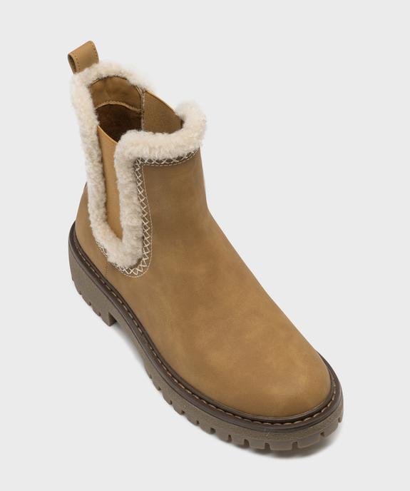 Chelsea boots avec semelle crantée femme - 5 Miles vue6 - 5 MILES - GEMO