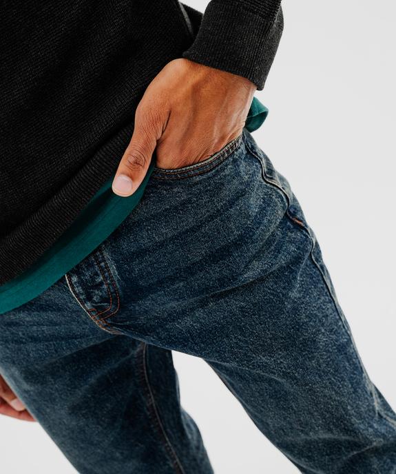 Pantalon slim stretch 5 poches homme vue6 - GEMO 4G HOMME - GEMO