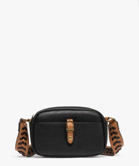 Sac besace compact à bandoulière large tressée femme vue1 - GEMO (ACCESS) - GEMO