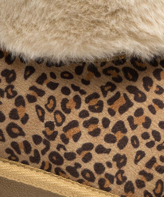 Boots fourrées à motif léopard fille vue6 - LOVELY WINGS - GEMO