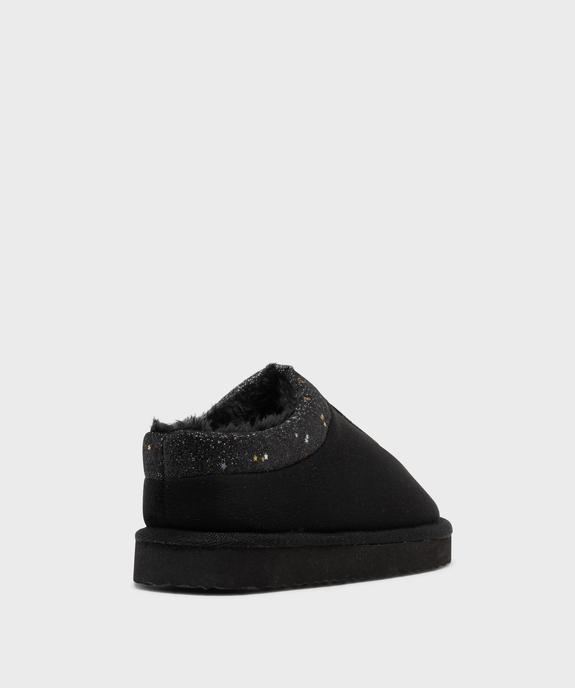 Chaussons en suédine avec doublure fourrure imitation fille vue4 - GEMO (ENFANT) - GEMO