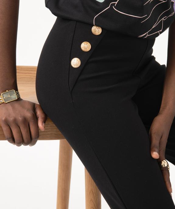 Legging avec boutons sur les hanches femme vue2 - GEMO(FEMME PAP) - GEMO