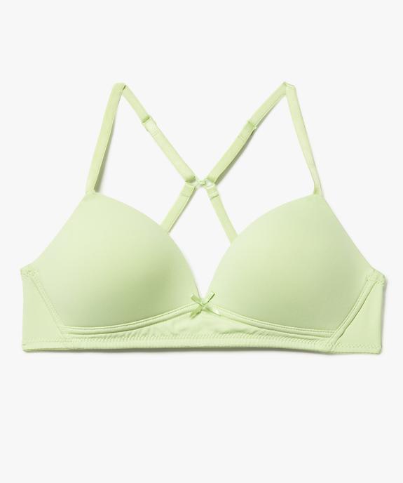 Soutien-gorge avec bonnets paddés et bretelles multipositions fille vue1 - GEMO (JUNIOR) - GEMO