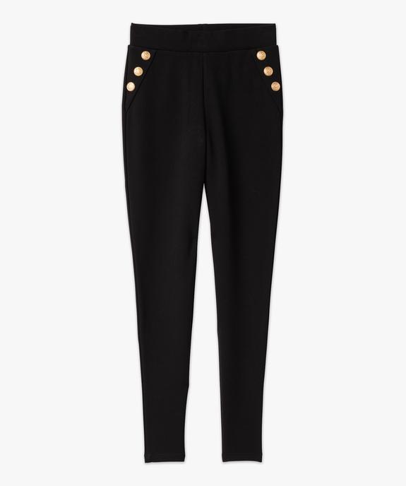 Legging avec boutons sur les hanches femme vue4 - GEMO(FEMME PAP) - GEMO