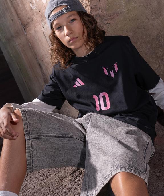 Tee-shirt manches courtes inscription Messi garçon - Adidas vue1 - ADIDAS - GEMO