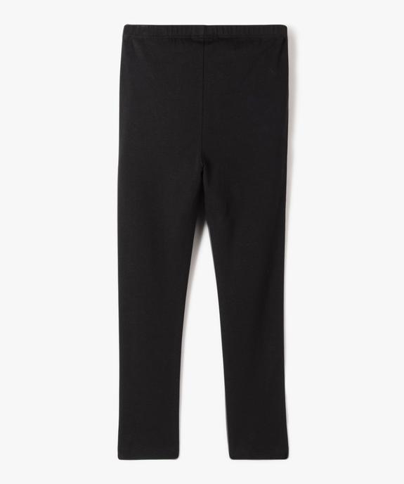 Leggings avec inscription pailletée fille vue3 - GEMO 4G FILLE - GEMO