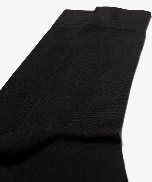 Chaussettes homme fines à tige haute (lot de 2) vue2 - GEMO(HOMWR HOM) - GEMO