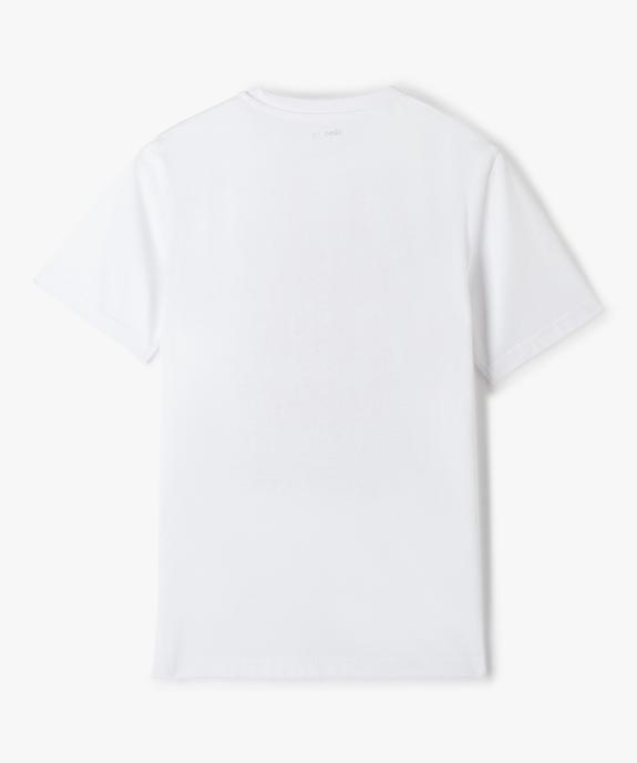 Tee-shirt imprimé en coton garçon vue3 - GEMO (JUNIOR) - GEMO
