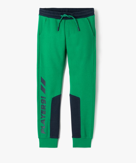 Jogging garçon en molleton doux vue1 - GEMO (ENFANT) - GEMO
