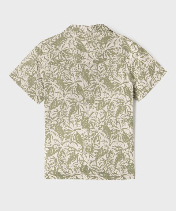 Chemise imprimée garçon vue3 - GEMO (ENFANT) - GEMO