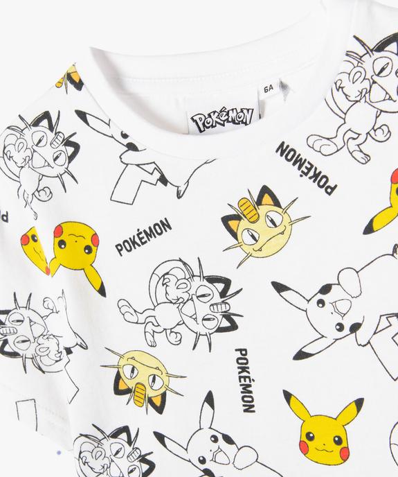 T-shirt Pokémon imprimé all-over garçon vue3 - POKEMON - GEMO