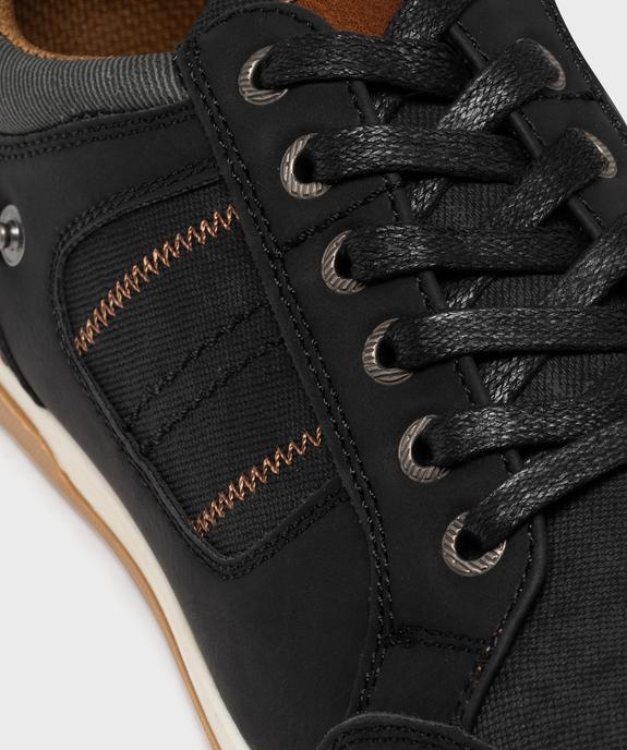 Baskets de ville avec surpiqûres homme - Urban Steps - URBAN STEPS Baskets de ville avec surpiqûres homme - Urban Steps vue6 - URBAN STEPS - GEMO