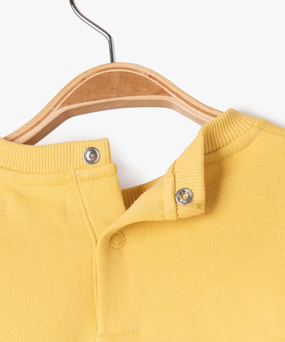 Sweat à message bébé garçon vue3 - GEMO 4G BEBE - GEMO