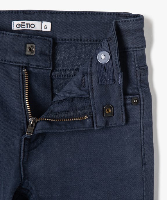 Pantalon chino slim 5 poches garçon vue2 - GEMO (ENFANT) - GEMO