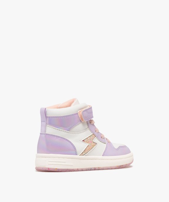 Baskets montantes à paillettes et reflets irisés fille vue5 - LOVELY WINGS GEMO FOR GOOD - GEMO