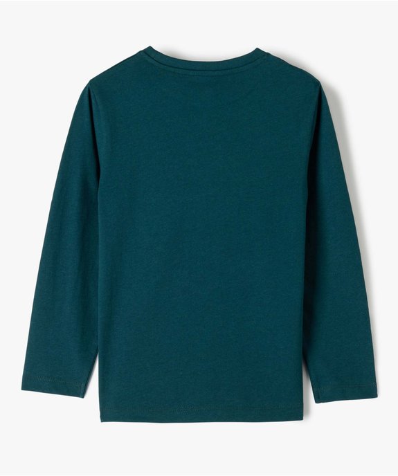 Tee-shirt garçon à manches longues avec motif XXL sur l’avant vue4 - GEMO (ENFANT) - GEMO