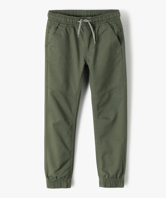 Pantalon jogger coupe slim garçon vue1 - GEMO 4G GARCON - GEMO