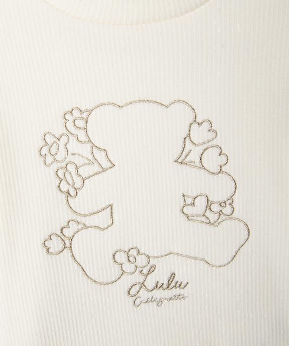 Tee-shirt manches longues doublure chaude fille - LuluCastagnette vue2 - LULUCASTAGNETTE - GEMO