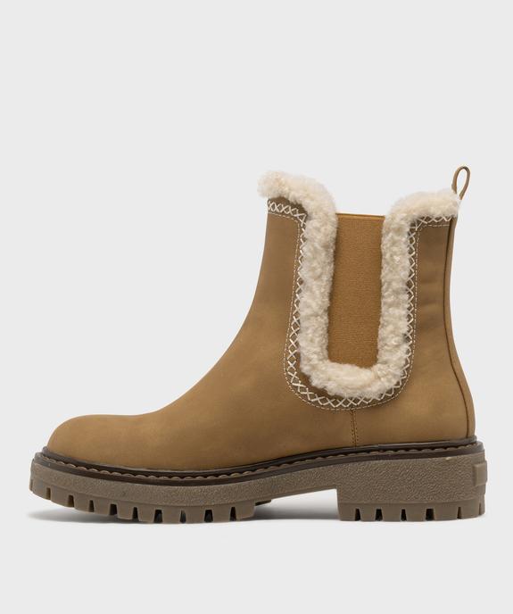 Chelsea boots avec semelle crantée femme - 5 Miles vue4 - 5 MILES - GEMO