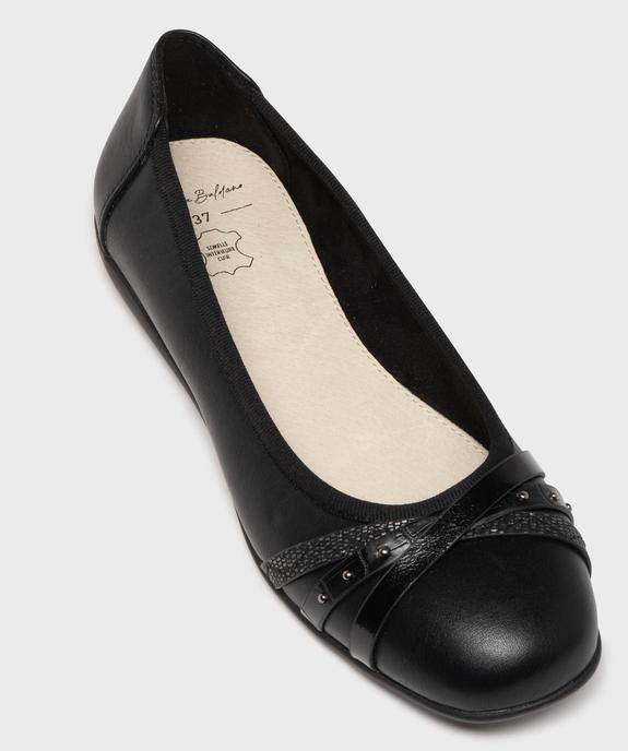 Ballerines femme unies à talon plat et brides fantaisie vue11 - VALENTINA BALDA - GEMO