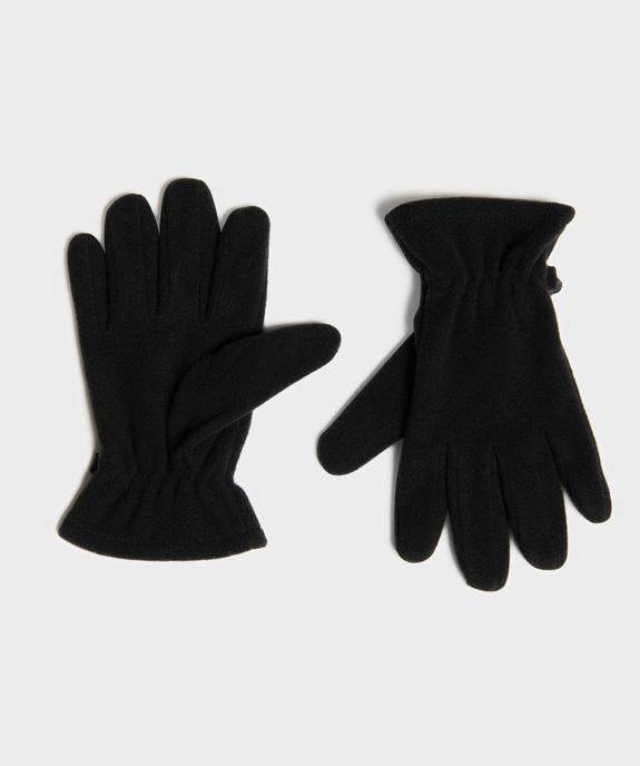 Gants en maille polaire garçon vue1 - GEMO (JUNIOR) - GEMO