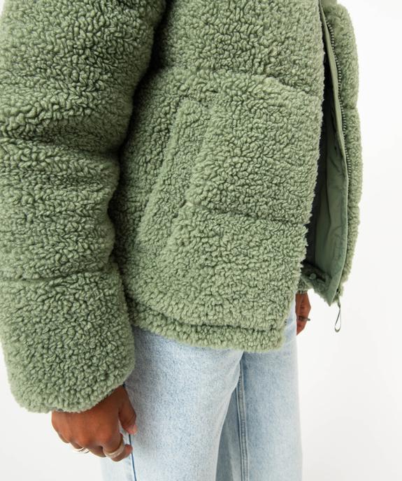 Blouson en sherpa avec col montant femme - Camps United vue5 - CAMPS UNITED - GEMO