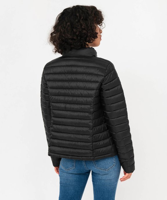Doudoune à col montant avec rembourrage fin femme vue3 - GEMO 4G FEMME - GEMO