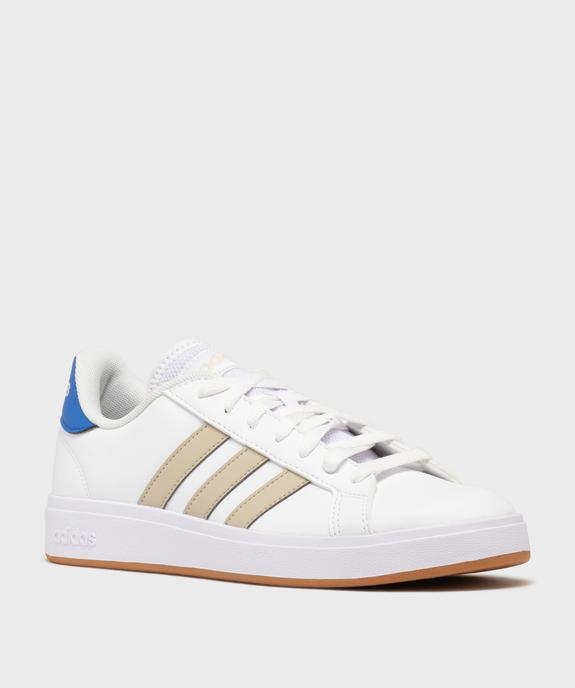 Baskets Grand Court Base homme - Adidas vue2 - ADIDAS - GEMO