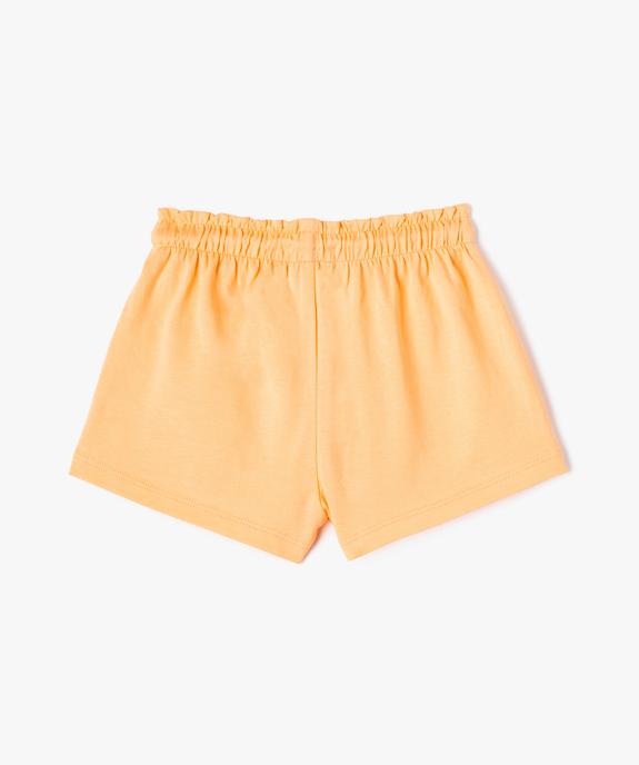 Short ample en jersey de coton bébé fille (lot de 2) vue3 - GEMO(BEBE DEBT) - GEMO