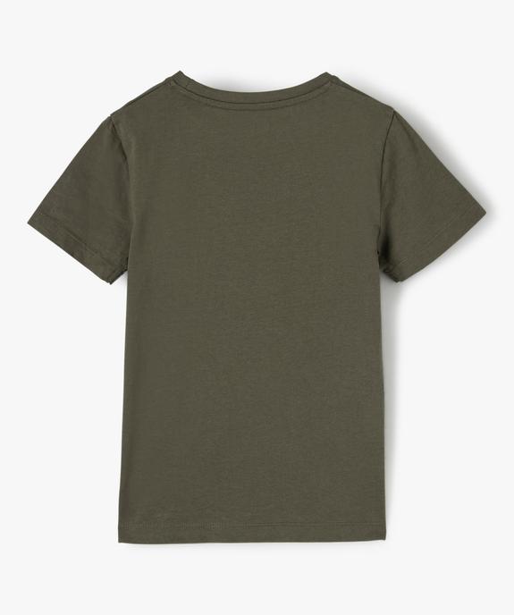 Tee-shirt garçon imprimé à manches courtes vue3 - GEMO 4G GARCON - GEMO