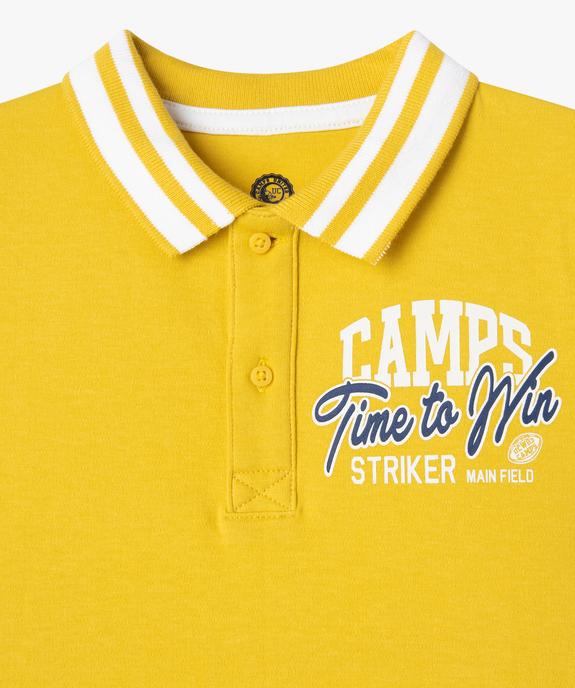 Polo manches courtes imprimé garçon vue2 - CAMPS - GEMO