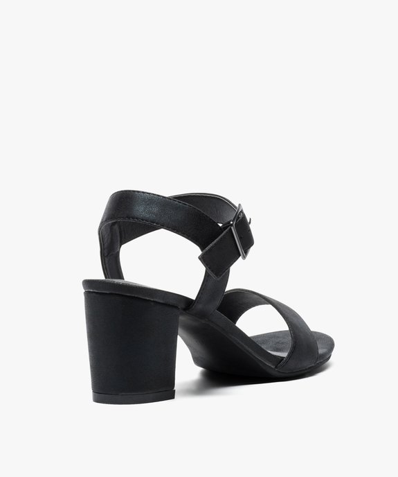 Sandales femme à talon et larges brides vue4 - VALENTINA BALDA - GEMO