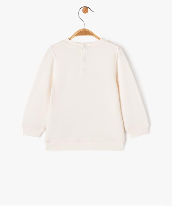 Sweat en maille bouclette imprimée bébé garçon vue3 - GEMO(BEBE DEBT) - GEMO