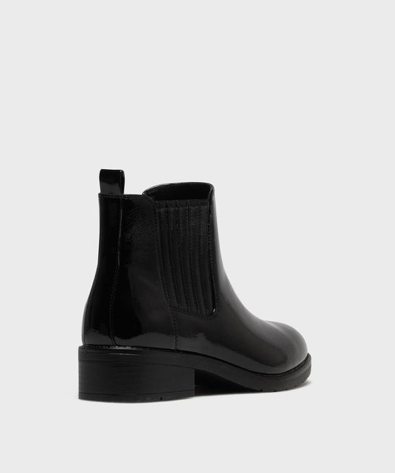 Boots Chelsea vernis femme - Valentina Baldano vue5 - VALENTINA BALDA - GEMO