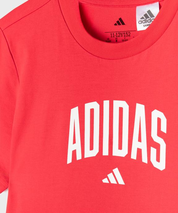 Tee-shirt manches courtes avec logo poitrine garçon - Adidas vue3 - ADIDAS - GEMO