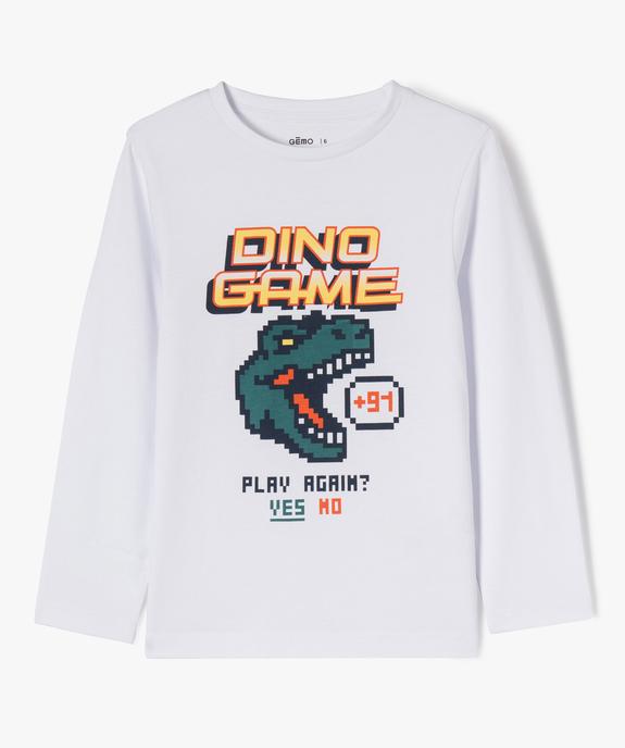 T-shirt manches longues imprimé garçon vue1 - GEMO 4G GARCON - GEMO