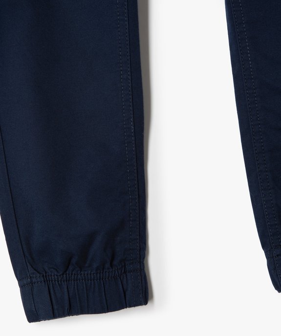 Pantalon jogger coupe slim garçon vue3 - GEMO 4G GARCON - GEMO