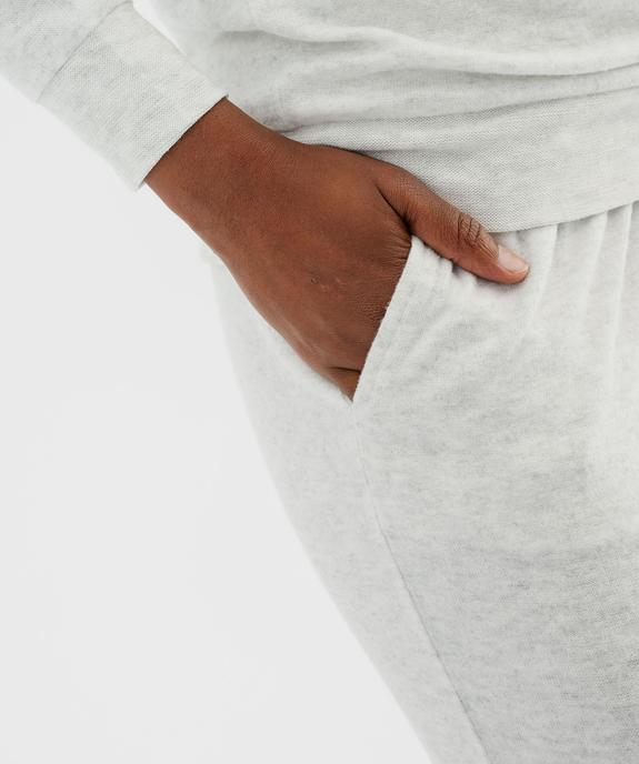 Pantalon de pyjama en maille fine femme vue12 - GEMO 4G FEMME - GEMO