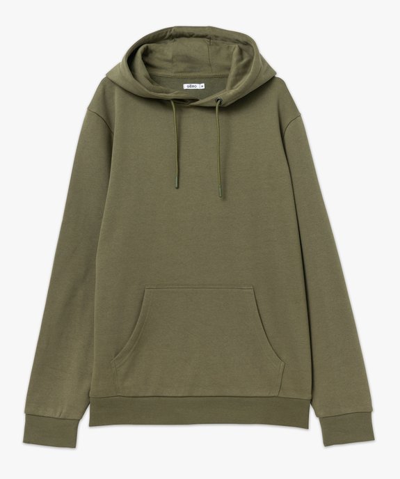 Sweat à capuche intérieur molletonné homme vue4 - GEMO 4G HOMME - GEMO